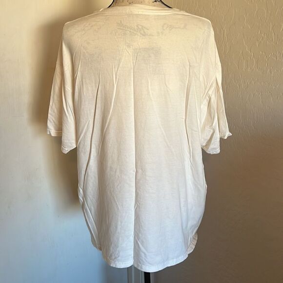 Bravado The Rolling Stones Off White Distressed Graphic Shirt - Picture 3 of 10